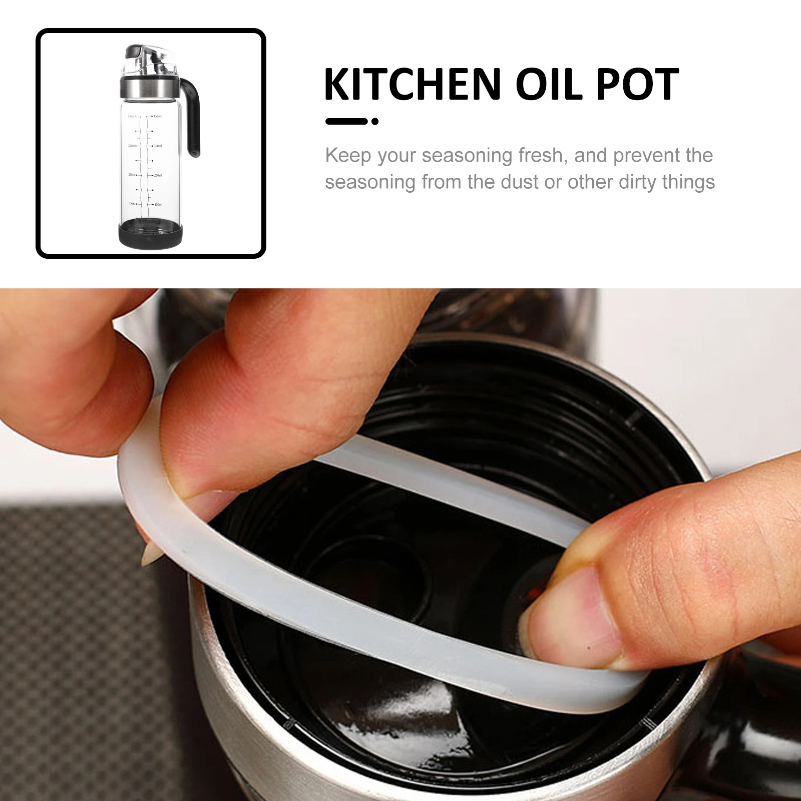 

Automatic Open Close Sauce Bottle Multipurpose Vinegar Olive Oil Dispenser Glass Seasoning Container Kitchen Supply Soy Sauce