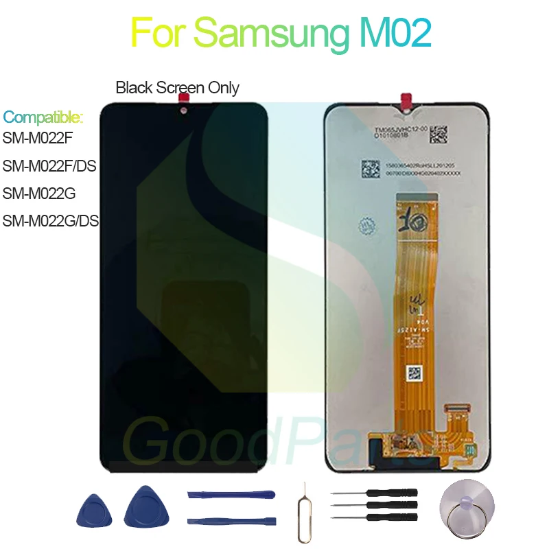 Per Samsung M02 schermo LCD 6.5 "SM-M022F/G/DS M02 Touch Digitizer Assembly sostituzione