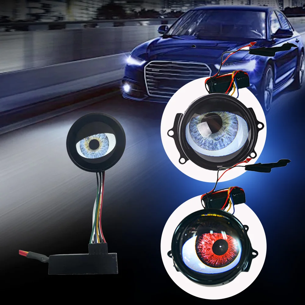 

LED Devil Eyes Light for Cars DIY Car Dynamic Devil Eye Large Light Car Headlight Assembly Modified Eagle Eye