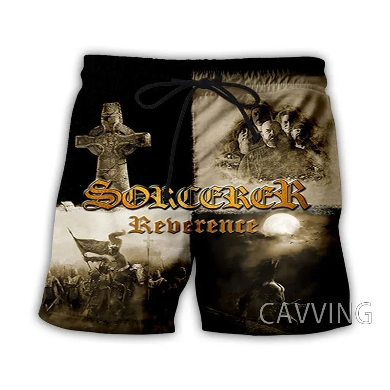 CAVVING 3D Printed  SORCERER-ROCK  Summer Beach Shorts Streetwear Quick Dry Casual Shorts Sweat Shorts for Women/men