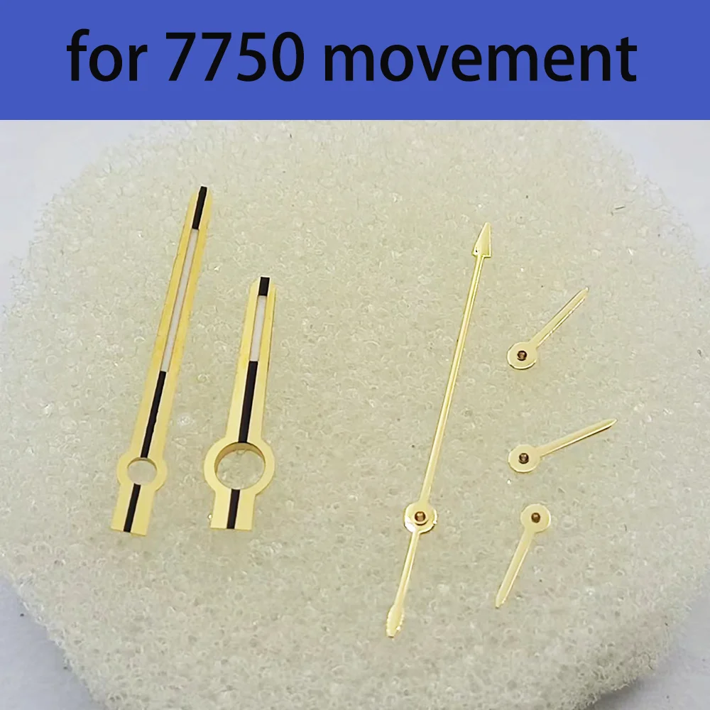 إكسسوارات الساعة عقارب الحركة مناسبة لحركة 7750 مع ستة عقارب فلورسنت زرقاء ومجموعة عقارب الساعة