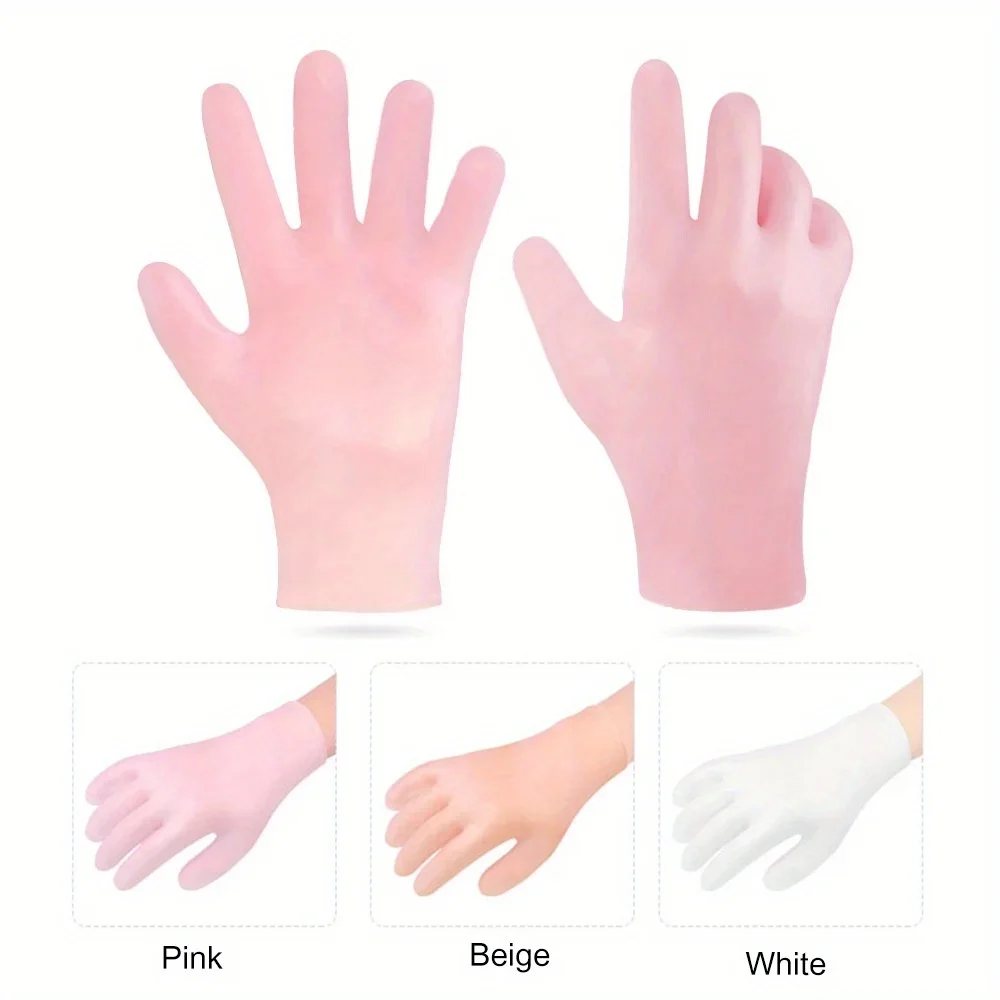 

Reusable SPA Gel Gloves Moisturizing Whitening Exfoliating Smooth Beauty Hand Care Silicone Hand Glove Waterproof Cleaning