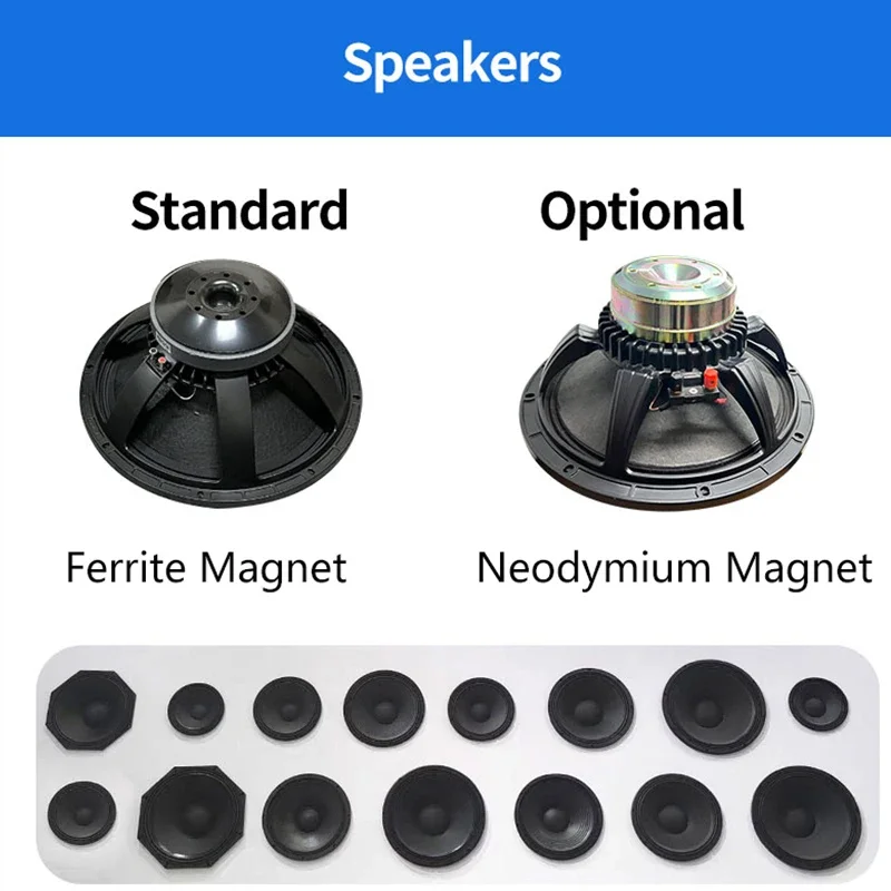 TX812M Studio Speakers Party Karaoke DJ Subwoofer Stage Concert Professional Speakers 12 Inch Neodymium Speaker