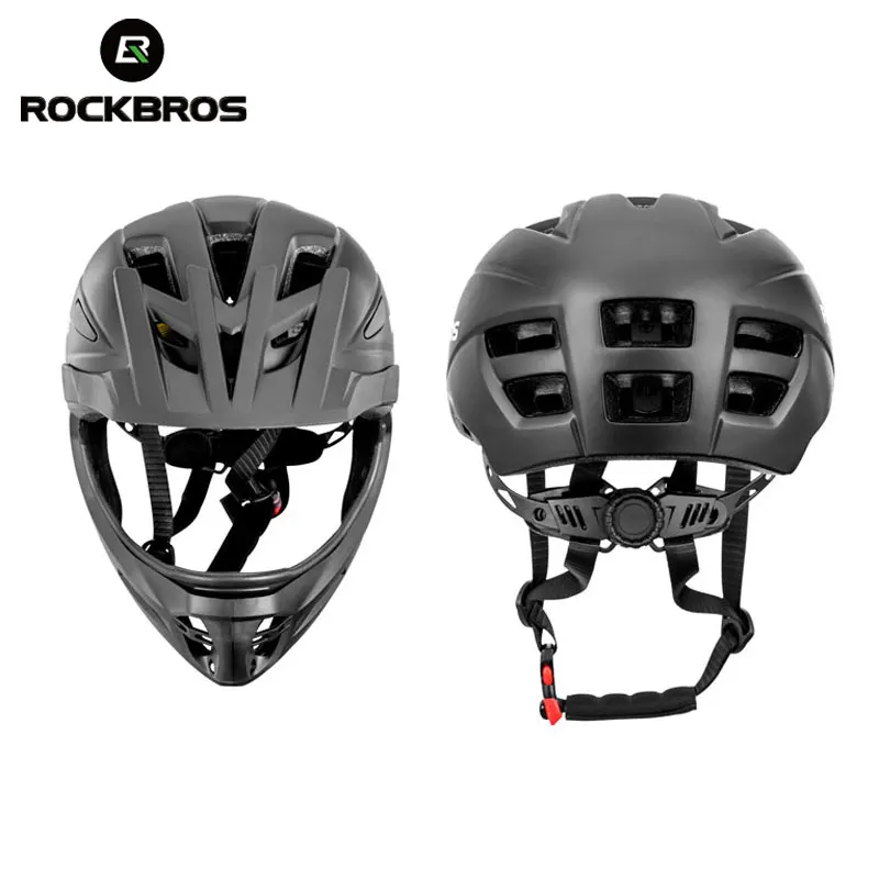 ROCKBROS Children Safety Helmet Integrally Breathable Ultralight Integrally-mold Full-Cover Removable Kids Sport Ski Bicycle Hel