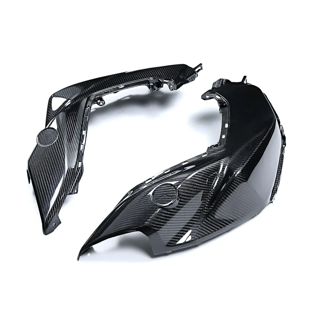 Passend für Yamaha MT-07 2021 22 23 2024 Motorrad Modifizierte Kohlefaser-Verkleidung Zubehör Seitenverkleidung Kotflügel
