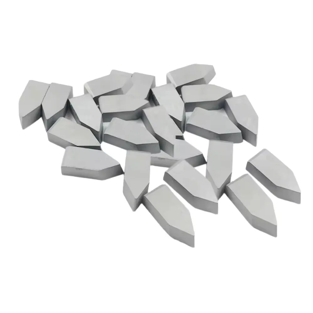 YG6/YG8/K10/YW/DT15 Tungsten Carbide Brazed Tips C116 C120 C122 C125 Carbide Turning  for Making Threading Turning Tools