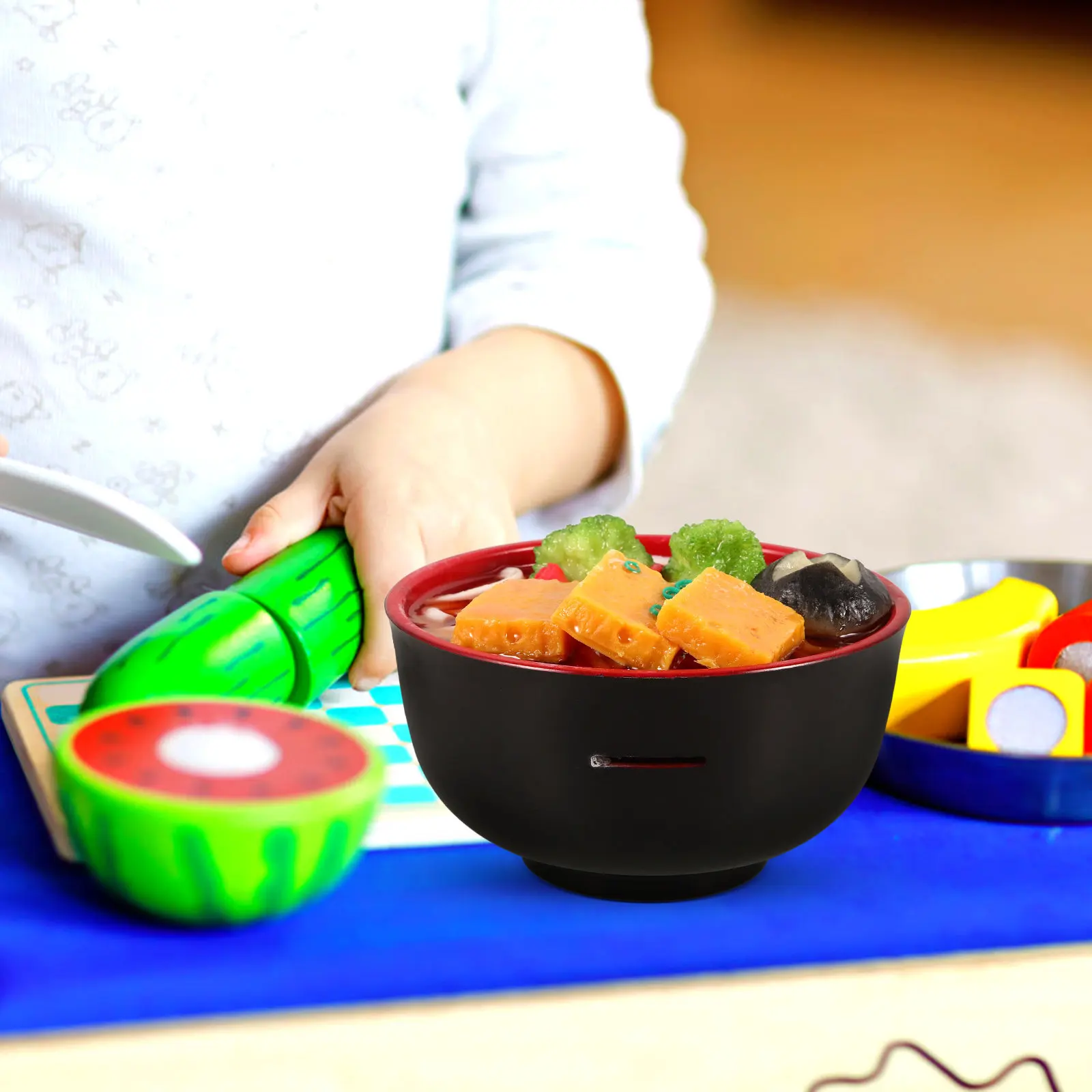 Miniature Artificial Noodles Food Shop Window Display Fake Food Bowl Noodles Prop Mini House Kitchen Decor Mini House Decor