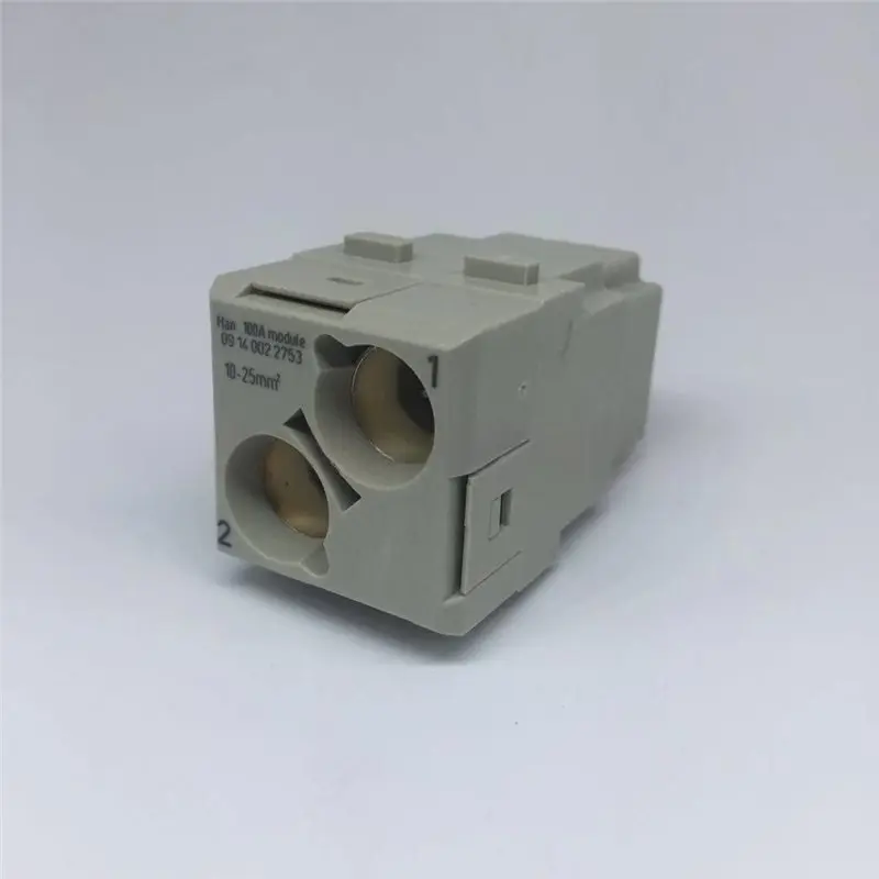 ABMS-Heavy-Duty 2-Position Female Power Connector Module 09140022753 MOD-STI-S Crimp Module, 1000V 100A Insert