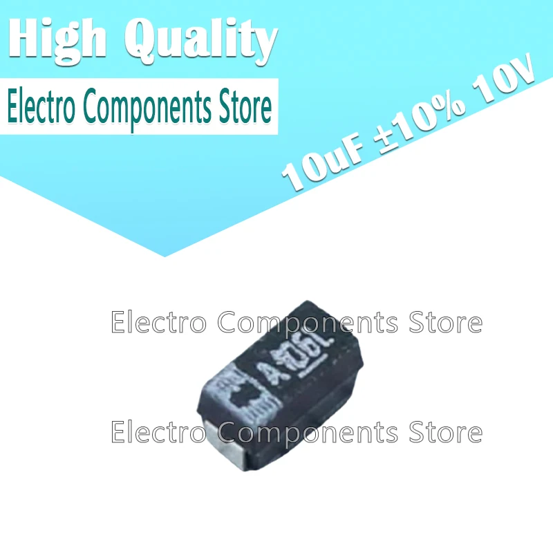 10PCS 293D106X9010A2TE3 (Marking A106L) A106L 10V 10UF A Type 3216 Solid Tantalum Surface Mount Chip Capacitors