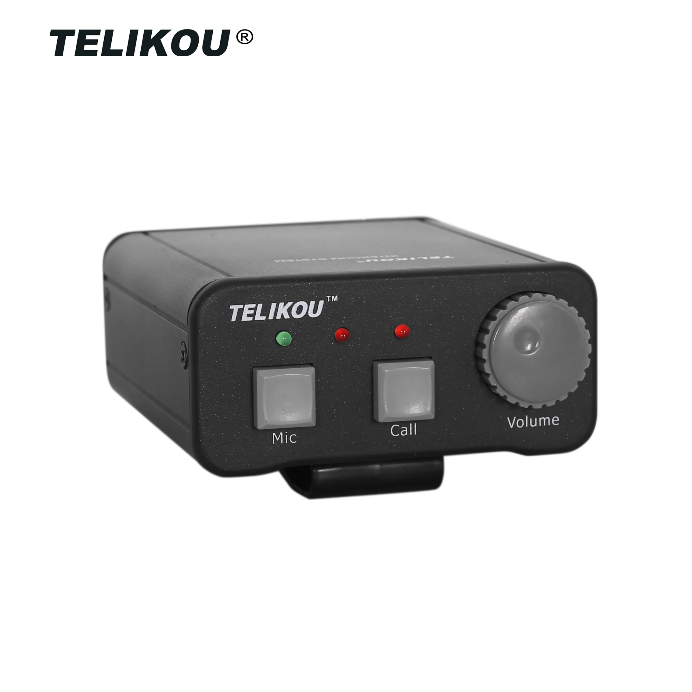 TELIKOU UTS-200 | 2-Wire 2-Channel Speaker Station Internal Speaker RMK Function Full Duplex Talkback Intercom System Clearcom