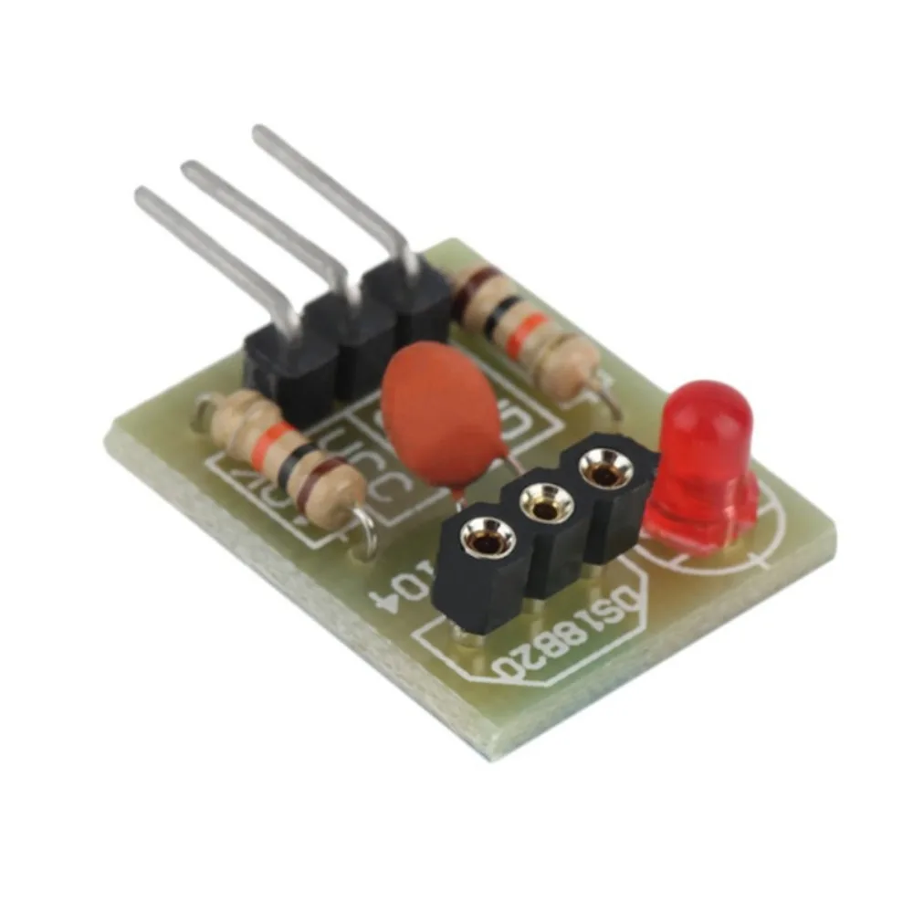 5Pcs Laser Sensor Receiver Module Non Modulated Type High Level Output When Laser Detected for Obstacle Detection Security Syste