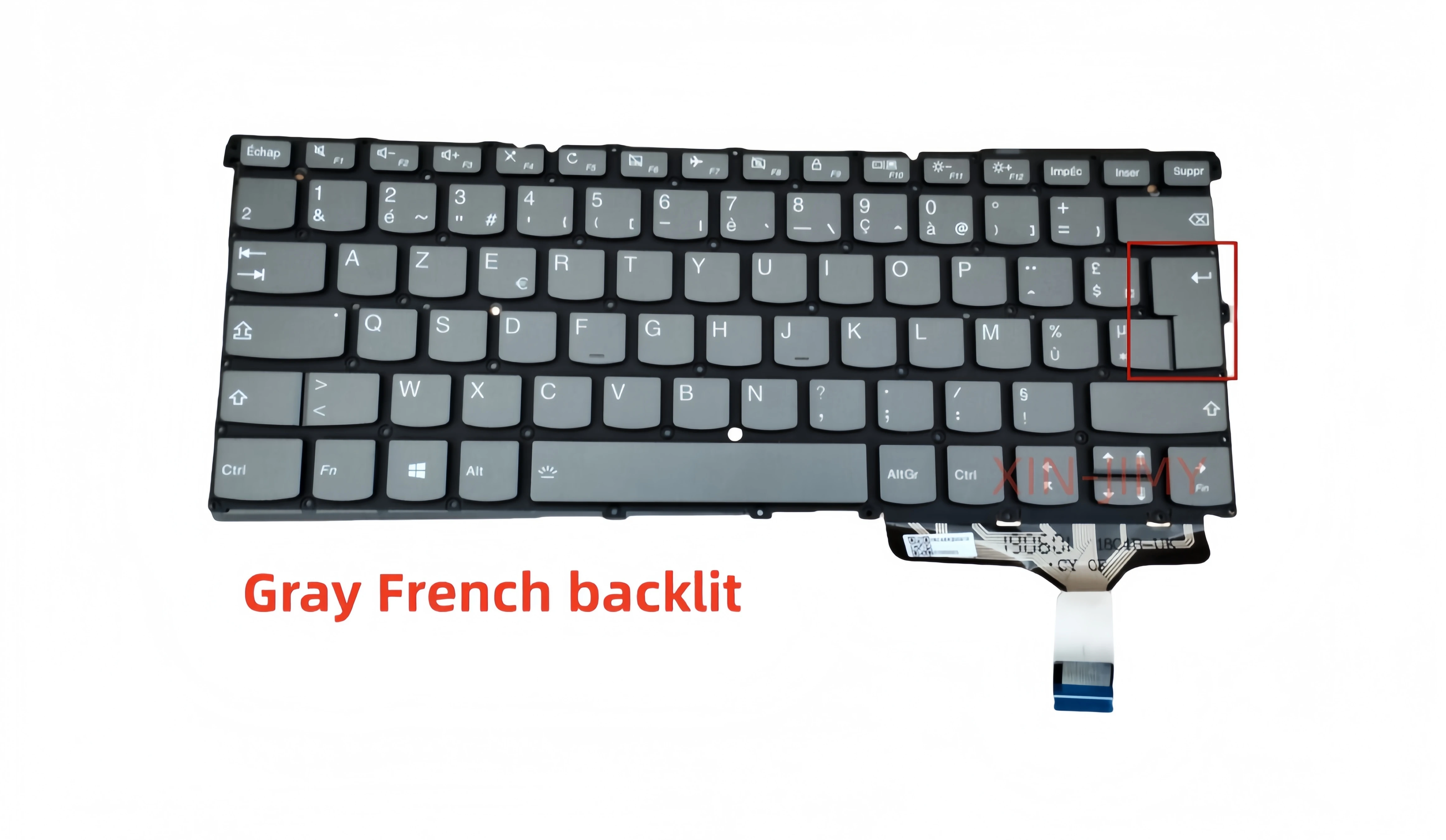 French backlit Keyboard For Lenovo Ideapad Yoga S940-14IIL Yoga S940-14IWL