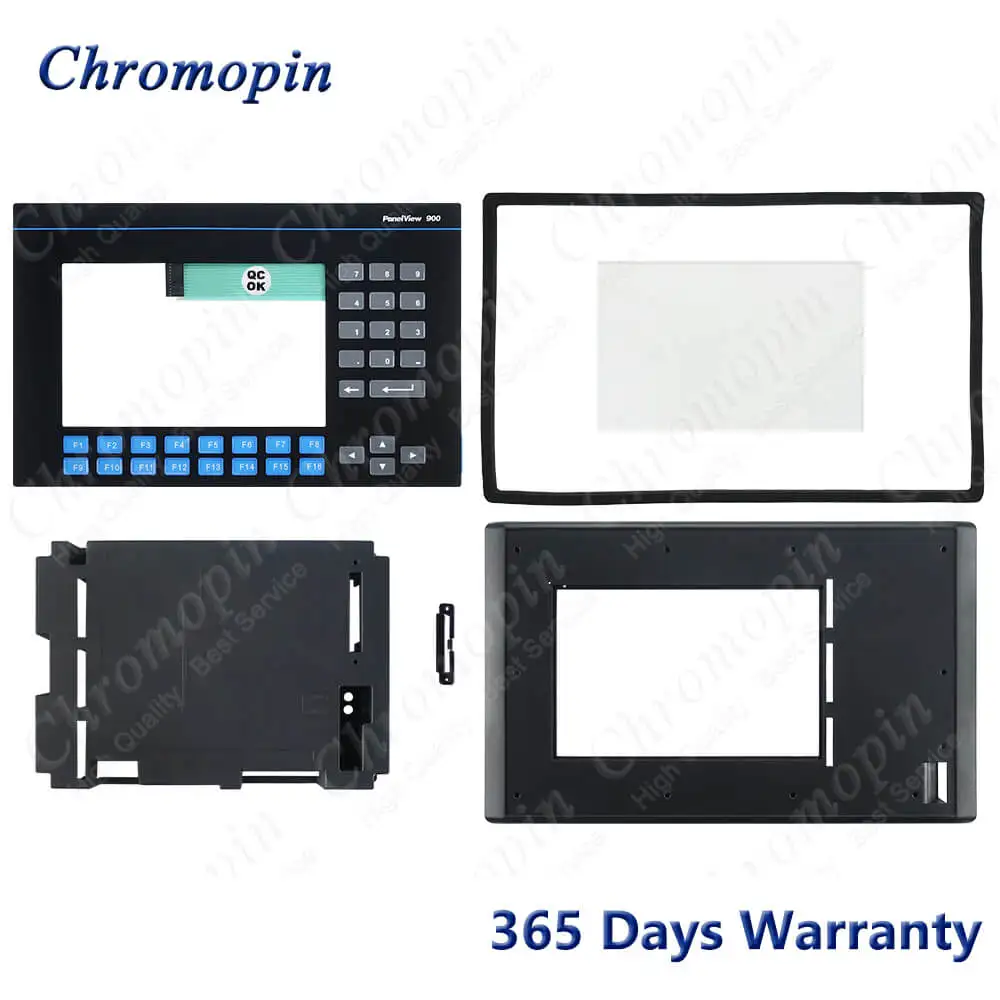 Plastic Cover Case Housing Shell for 2711-K9A1 2711-K9A2 Front and Back Case + Keypad keyboard + Acrylic Cover