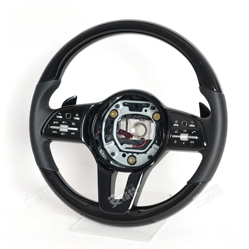 

For Mercedes-Benz C-Class W206/E-Class W213/GLC X254 Black Spray-Painted Steering Wheel (Modification Upgrade Part)