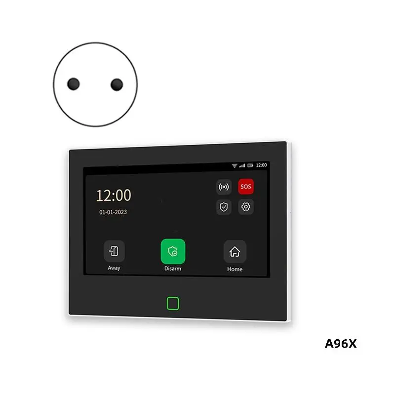 Tuya Smart Home Alarms System Wireless Wifi & 4G, 7-Inch Panel For Home Burglar Security Protection Alarms