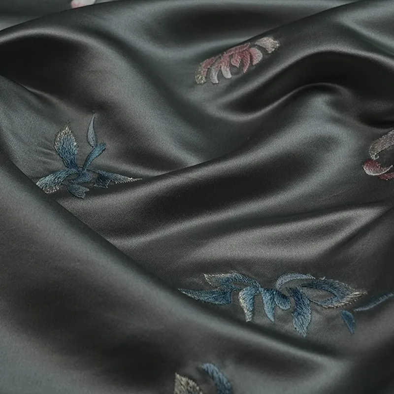 Embroidered brocade jacquard fabric silk traditional pattern Chinese clothing cheongsam