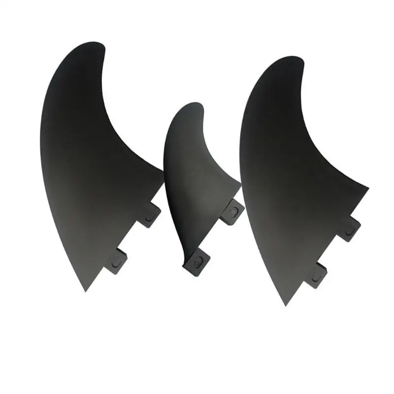 652F 3Pcs Surfs Fin Set High Performances PVC Fin Surfboards Thruster Fin for Surfing Longboards, Shortboard Enduring