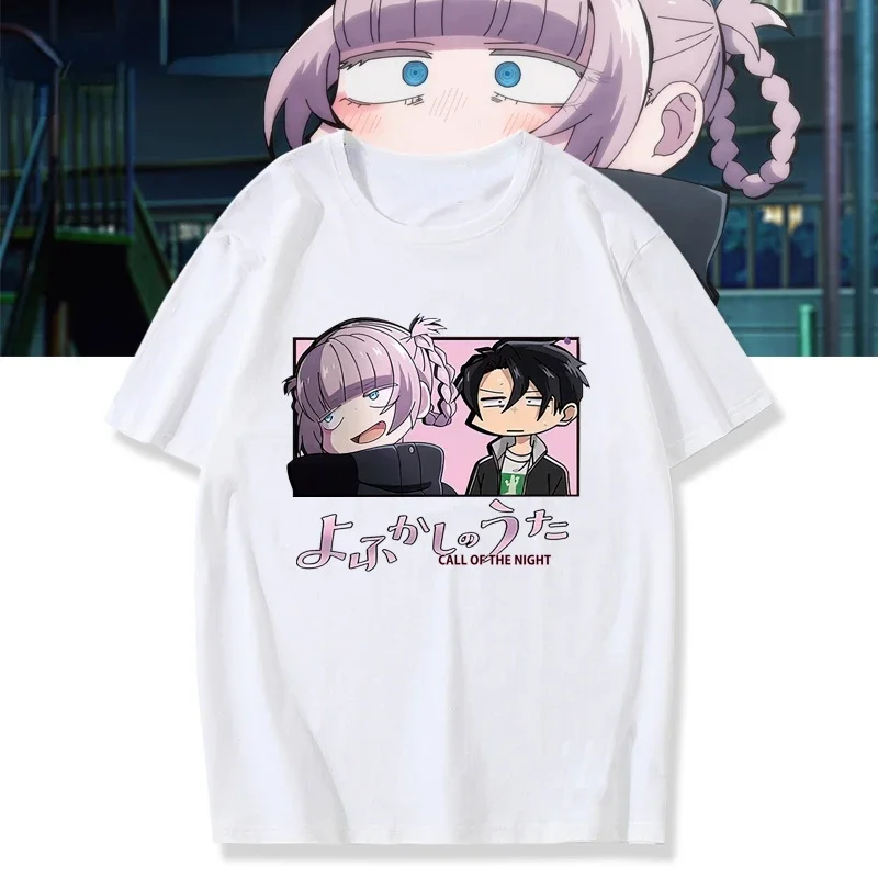 

ACG Hot Sale Unisex Teenagers T-shirt CALL OF THE NIGHT Cartoon Tops Japan Anime Fans Harajuku Aesthetic T Shirt Streetwear Tees