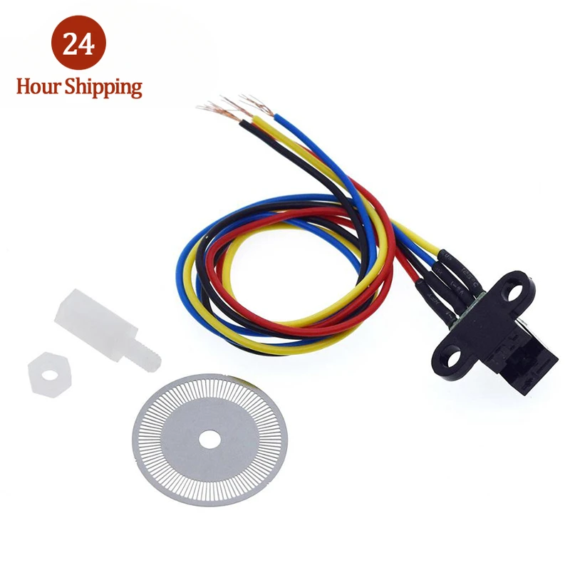 Photoelectric Speed Sensor Encoder Coded Disc Code Wheel For Freescale Smart Car 5V For Arduino DIY