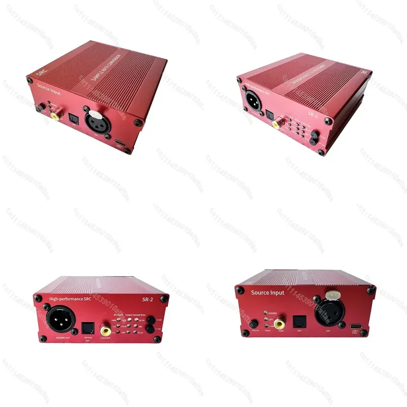 Digital Audio Signal Converter Coaxial Optical Fiber AES EBU Input Output 24bit 192kHz Sampling Rate Changer SPDIF Adapter