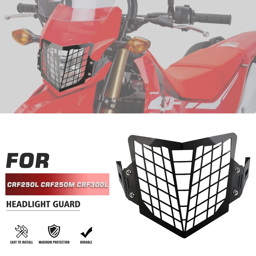 

Аксессуары для мотоциклов Honda CRF 250M 250L 300L 2012-2023 защитная решетка для фар CRF250L CRF250M CRF300L