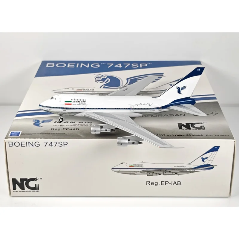 

NG Model Diecast 1/400 Scale 07002 Iranian Air B747SPEP-IAB Alloy Aircraft Model Collectible Decorative