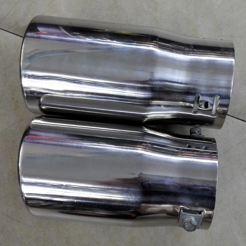 

J037 Muffler Metal Retrofit Exhaust Pipe Silencer Large Diameter Decorate Accessories Black Tail Throat For Jeep Wrangler JK