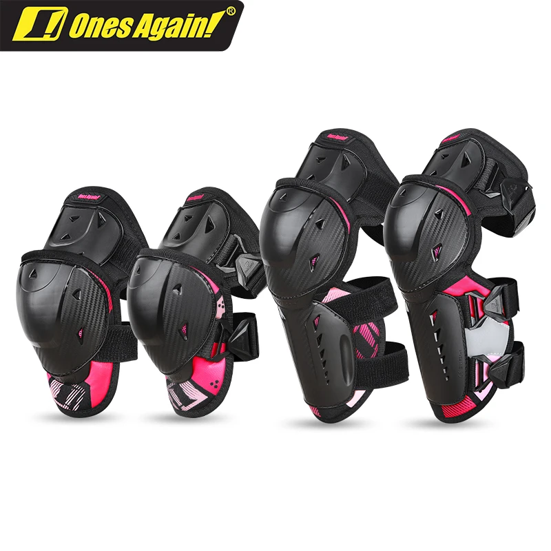 Ones Again Four Seasons Dirt Bike Protective Gear Men Women Comfortable Motorcycle Knee Brace Elbow Pads for Off-Road Riding