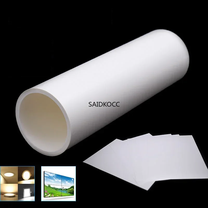 SAIDKOCC LED White Reflective Film 21x29.7cm PET Light Strip Guide Film For Lamp LCD Screen