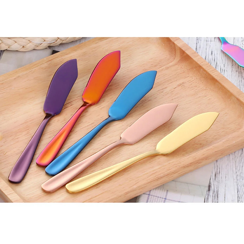 

Stainless Steel Butter Knife for Cheese Slicing Jam Wiping Multi Purpose Blade Sharp Tool Baking Pastry Kitchen Barware