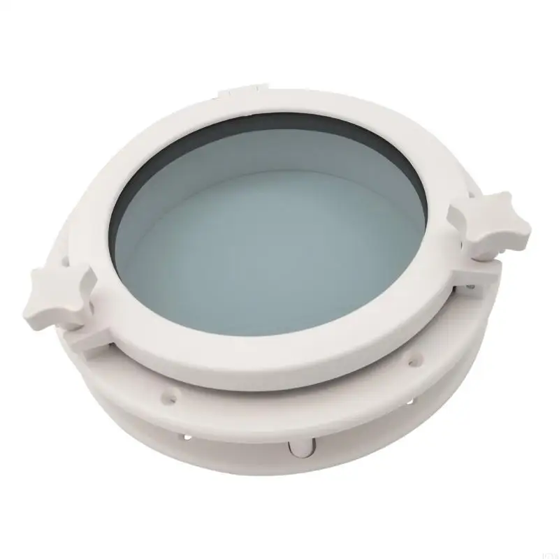 Round Marine Porthole Portlight Window Quick Installation 4mm Tempered Glass Waterproof for Yachts Yacht D7YA