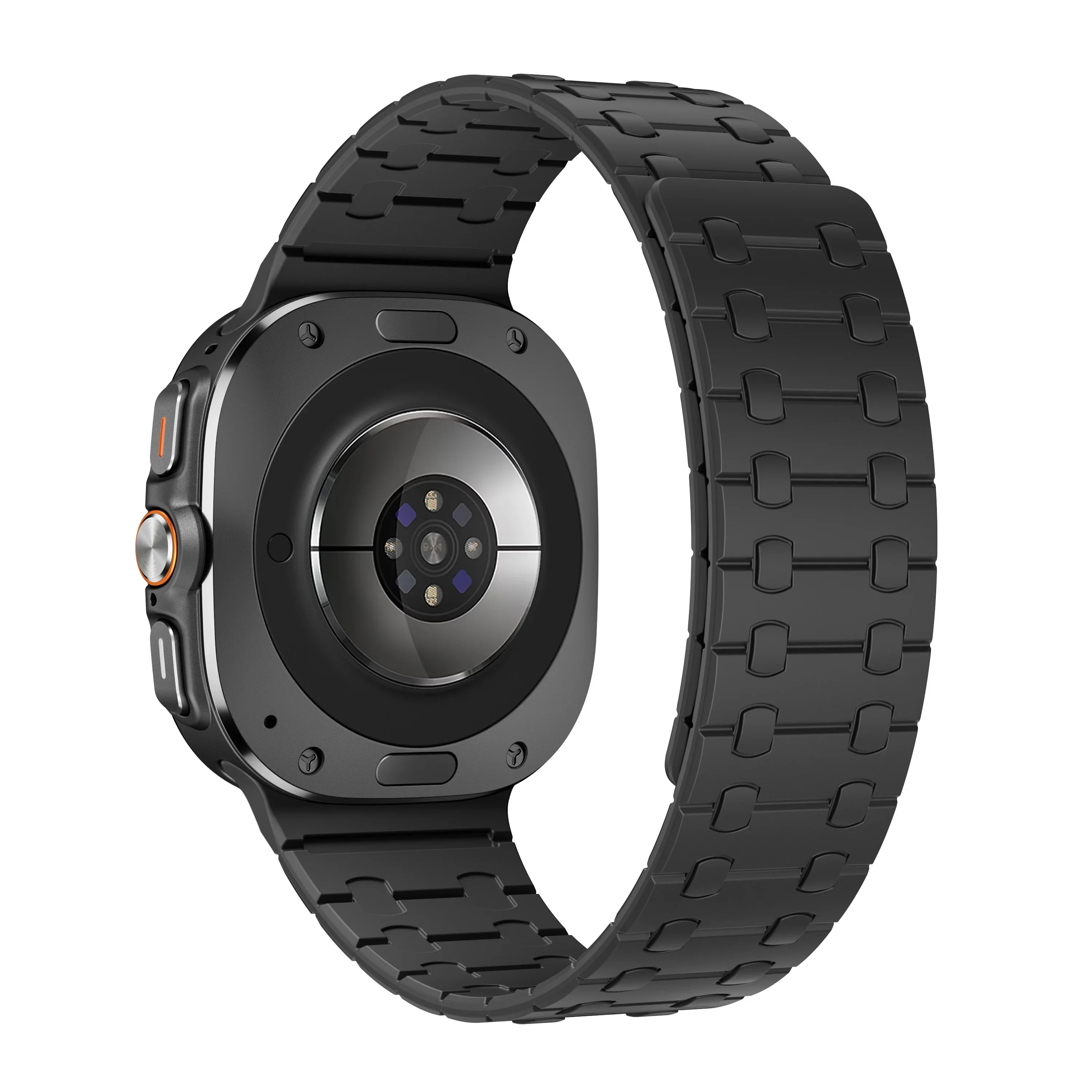 Correa deportiva de silicona sin espacio para Samsung Galaxy Watch Ultra 2025, banda magnética de 47mm, cómoda pulsera Galaxy Watch Ultra Belt