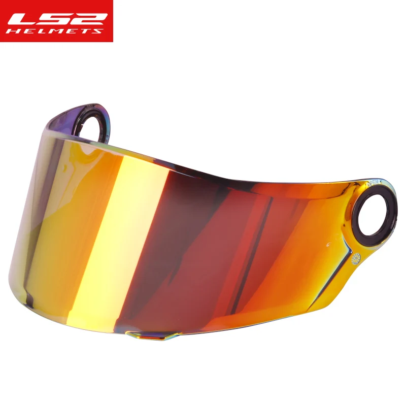 Original LS2 FF358 helmet visor replacement shield for LS2 FF396 FF300 helmets external multicolor lens clear black silver