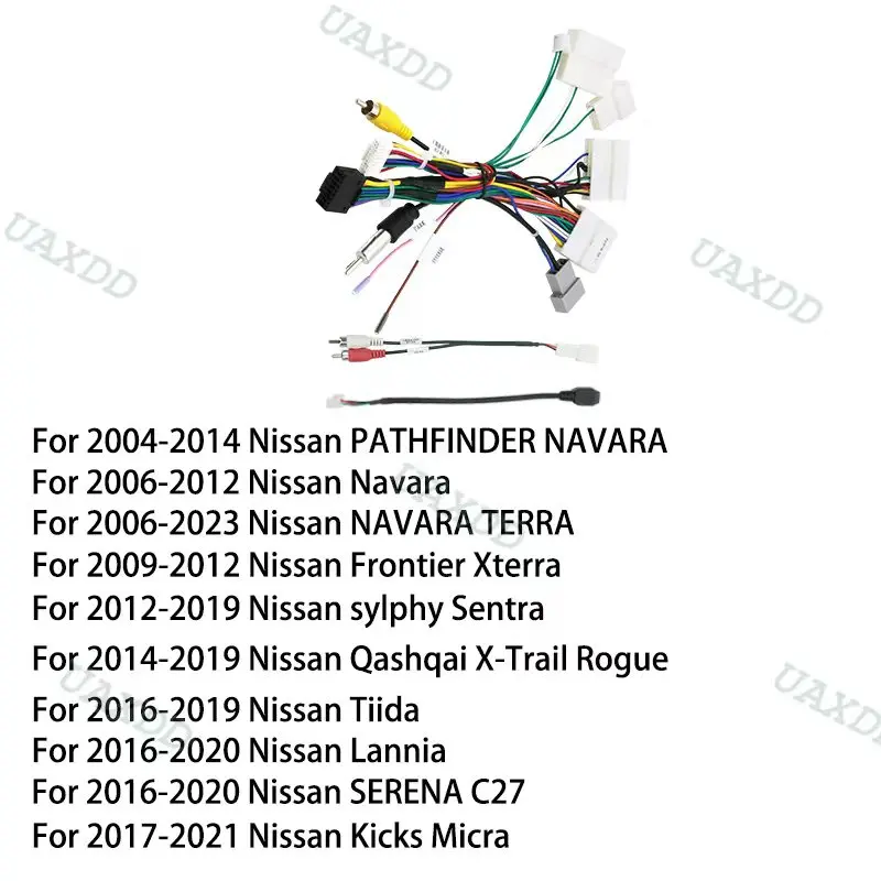 Current Cord FOR Nissan Maxima 2019-2021 Sylphy 2019-2021 X-Trail Teana 2022 Qashqai Cable Wire Electric Lead Flex CD 2 Din Car