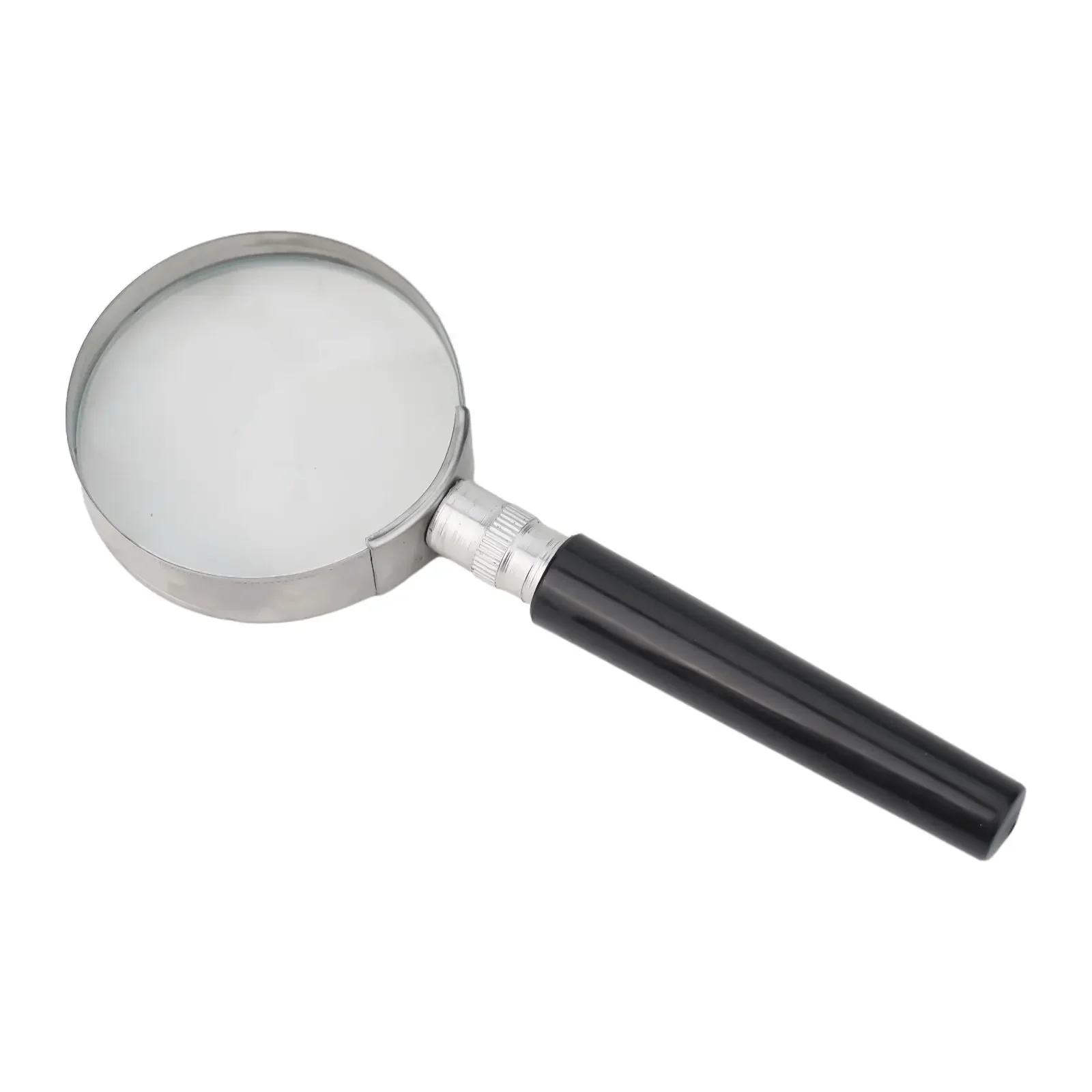 10X Magnifier 50mm Compact Handheld Magnifying 2inch Glass Handle Magnification Magnifier New Practical 1pcs High Quality