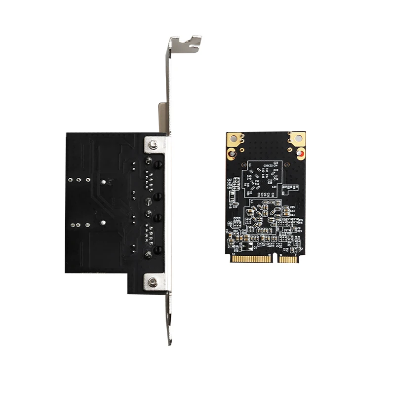 Mini PCIe 1G Dual Port Lan Card for Inteli350 M.2(B-KEY or M-KEY)
