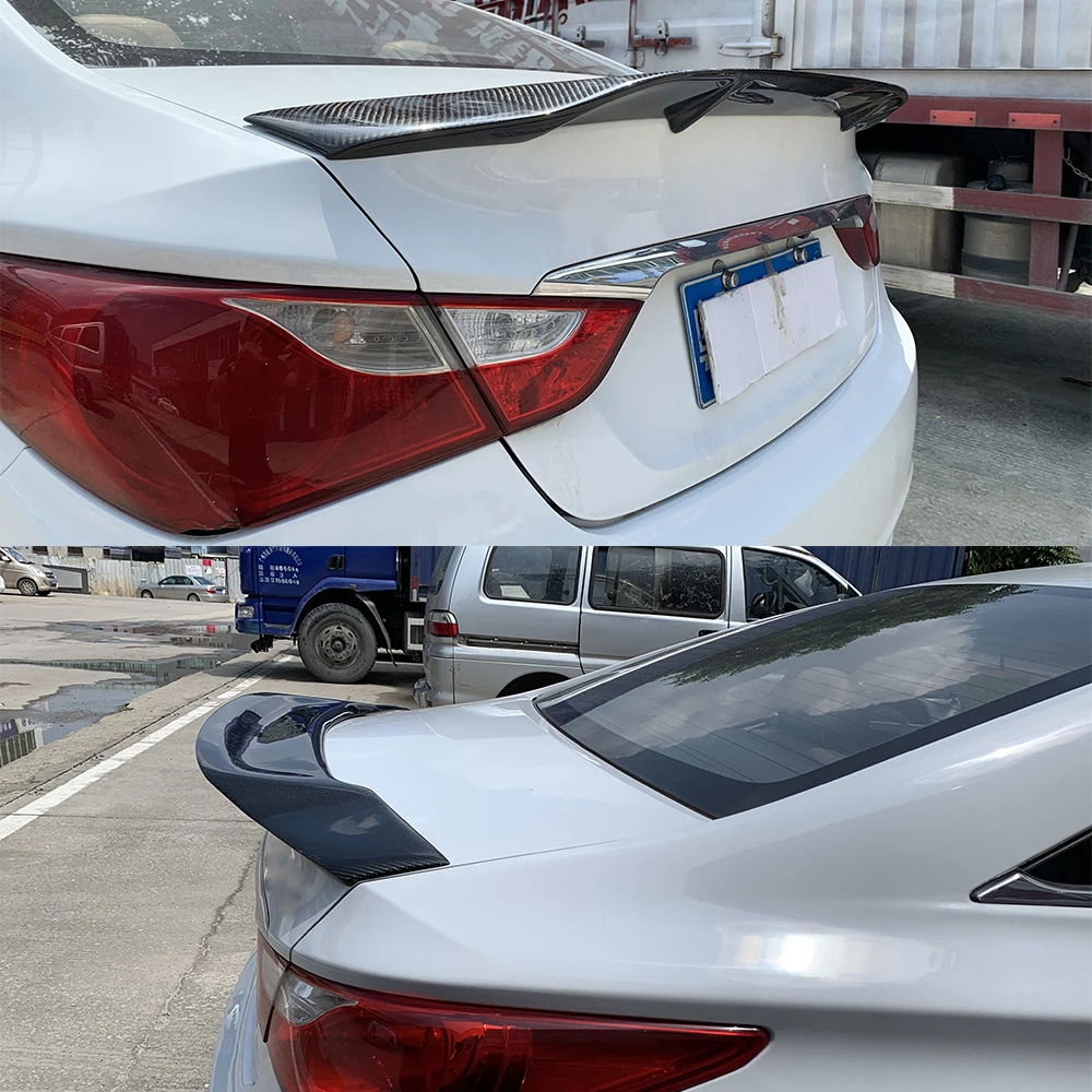

For 2011 - 2015 Hyundai Sonata 8th ABS plastic Sedan Spoiler wing rear tailgate car exterior components tail spoiler