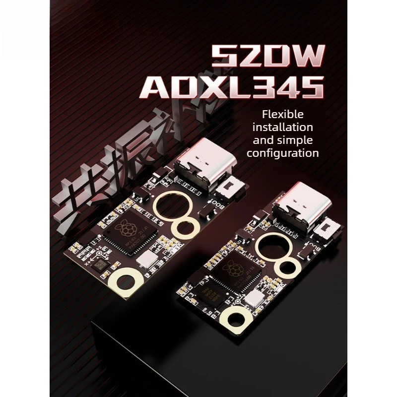 BIGTREETECH Triaxial Accelerometer ADXL345 S2DW, 3D Printer Klipper Input Shaping Resonance Compensation USB Accessory