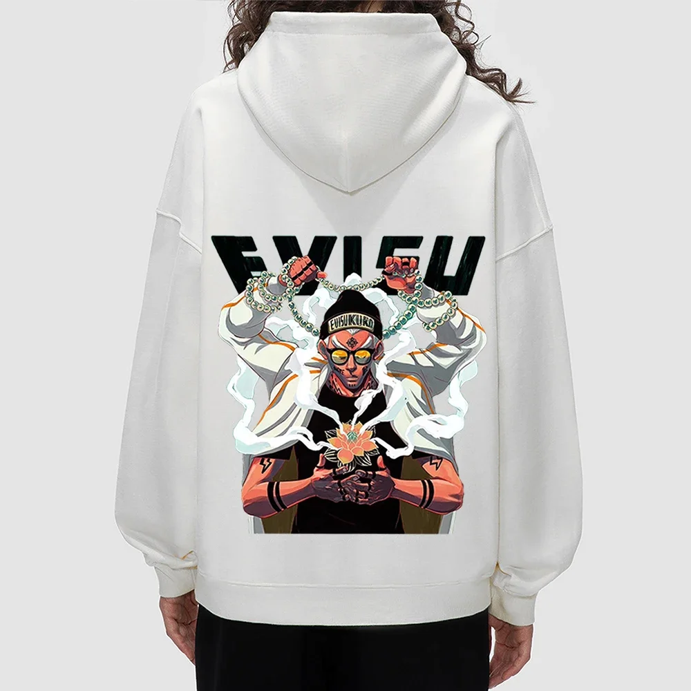 2024 Fashion hoodie evisu painting pattern hoodie series printing trend pure cotton hoodie large men and women couples hoodie