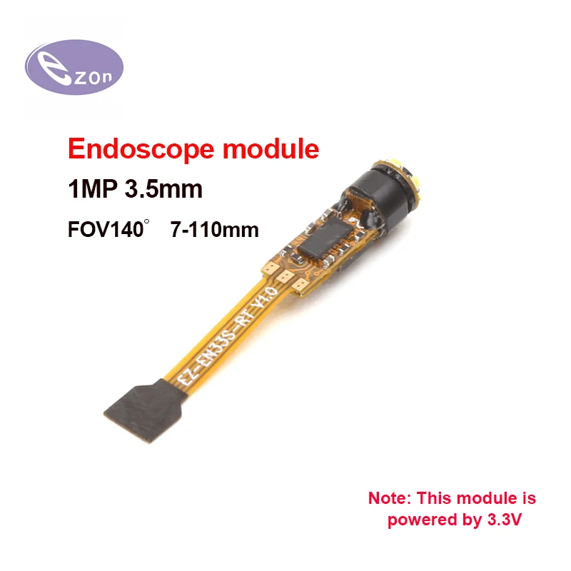 1MP 3.5mm USB ultra short endoscope module HD lens FOV140゜industrial pipeline auto repair adjustable focus EZ-EN33S-RT