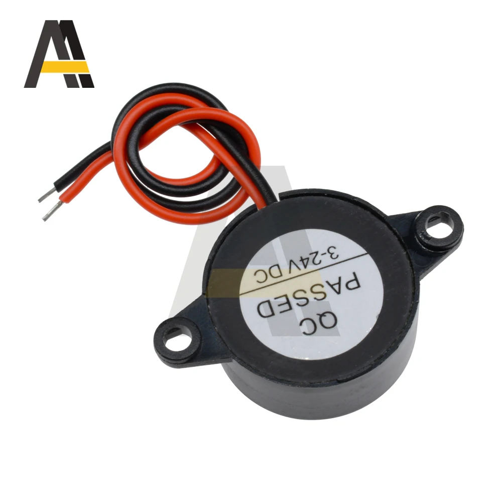 SFM-20B DC3-24V دائم 3-24 فولت بيزو صفارة إلكترونية إنذار 90DB الصافرة المستمرة لشاحنة سيارة اردوينو #5