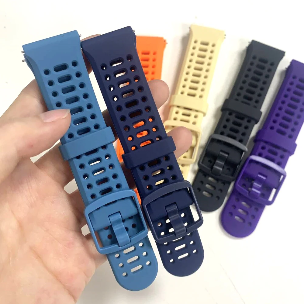 22mm Silicone Soft Strap For COROS PACE 4 Breathable Band For COROS APEX 4 42mm 2 Pro 46mm/PACE Pro 3 Sports Bracelet Watchbands image 4