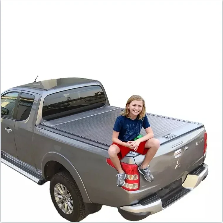 

high quality aluminium alloy retractable tonneau cover roller shutter lid truck pick up for Mit-subishi L200 Triton 2011-2015