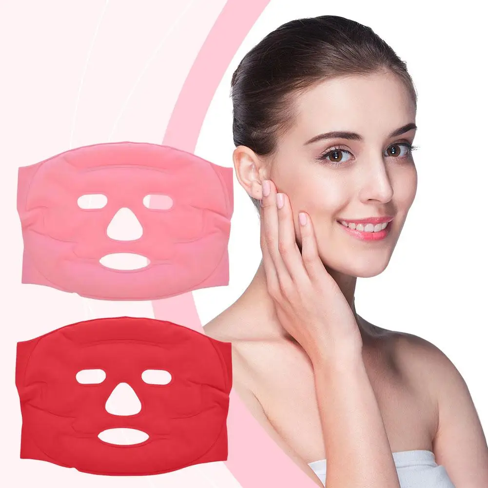 Relieve Fatigue Ice Gel Eye Face Mask Reduce Face Puff Reusable Pack Ice Heat and Sleeping Beads Compress Cold Gel Hot F8T9