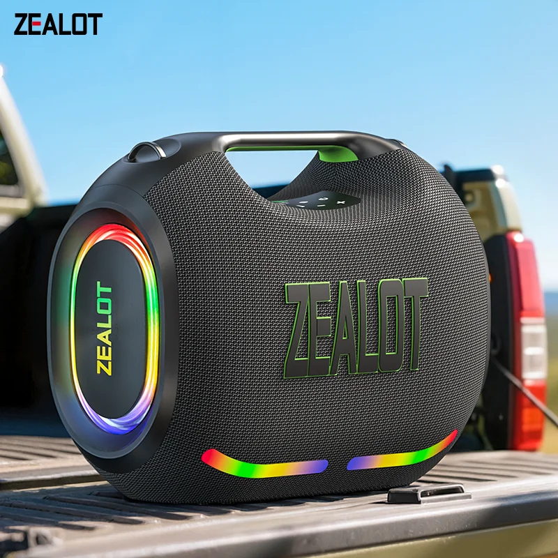 

Беспроводная Bluetooth-колонка Zealot-ZE21 250W с мощным сабвуфером, высокой громкостью, водонепроницаемостью, портативная, с функцией мобильного аккумулятора и HIFI-звуком