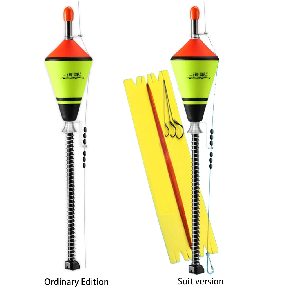 التلقائي الصيد تعويم المحمولة الصيد يطفو بوبر العوامة معالجة أدوات التلقائي معدات صيد الأسماك هوك العالمي التلقائي تعويم #3
