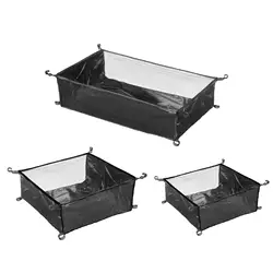 Under Table Storage Bag Portable Large Storage Space Easy to Use Lightweight Camping Table Rack Bag Picnic Table Organizer Pouch