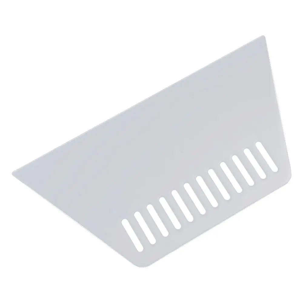 2 قطعة قبضة مريحة خلفية تنعيم مكشطة جهد صلابة عالية مكشطة بلاستيكية تكبير سمك كشط المعجون أداة