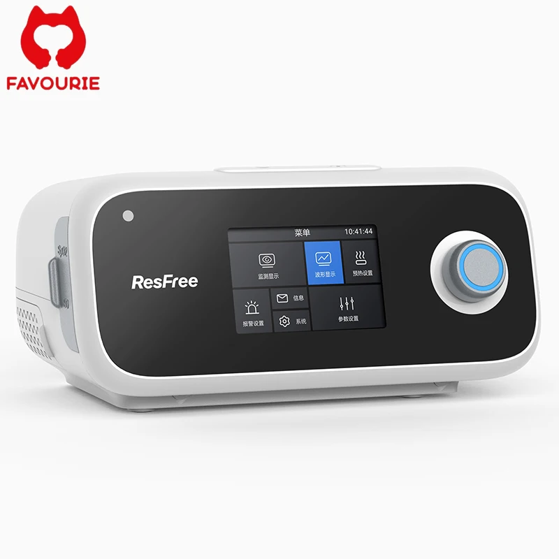 FAVOURIE Máquina de Terapia Médica Cpap Mascarilla Nasal Completa Vpap Bpap BiPap para COPD Anti Ronco
