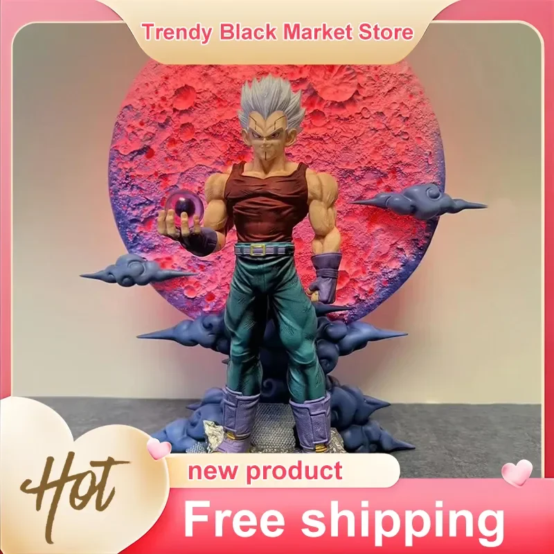JT093 Studio Dragon Ball Mond 38cm/14,96 Zoll Anime-Figuren Großer Mond kann Licht ausstrahlen PVC-Statue Modell Spielzeug Sammlerstück Geschenke